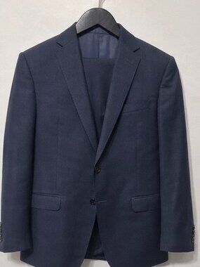 Z Zegna Navy Blue Suit – Size 40 US / 50 EU – Drop 7